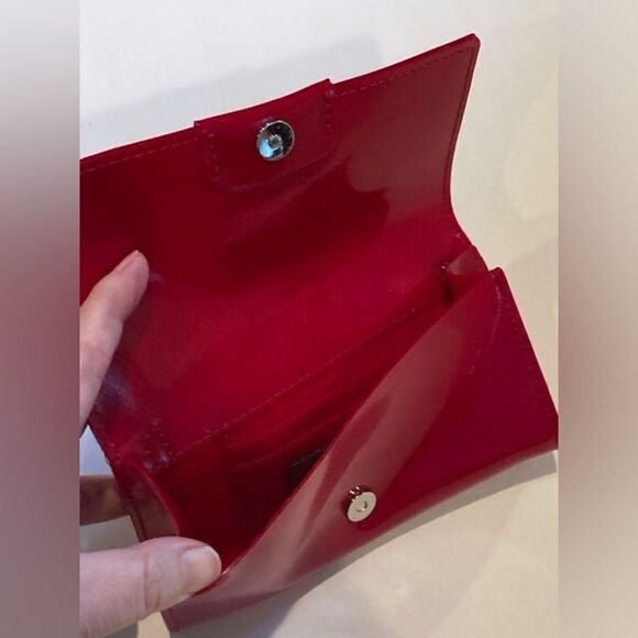 Women’s Gianni Chiarini GUM Pink Purse Clutch No Strap Snaps Open Made in Italy - Picture 7 of 10